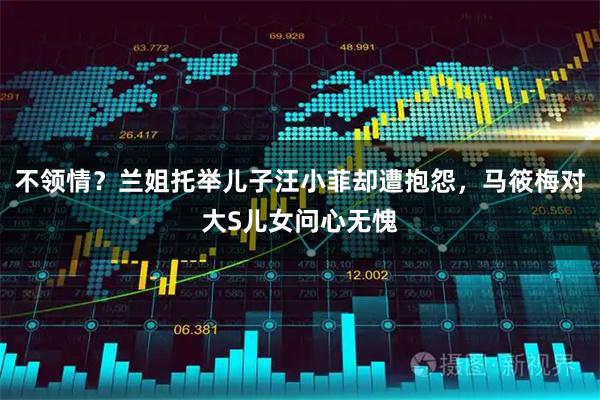 不领情？兰姐托举儿子汪小菲却遭抱怨，马筱梅对大S儿女问心无愧