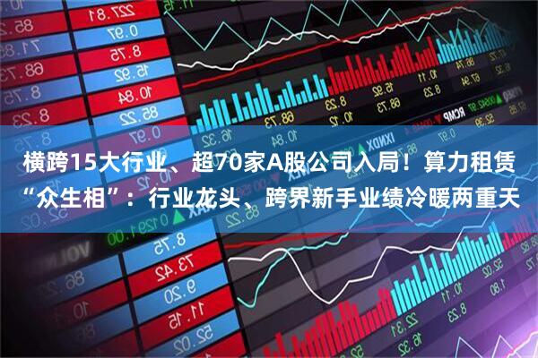横跨15大行业、超70家A股公司入局！算力租赁“众生相”：行业龙头、跨界新手业绩冷暖两重天